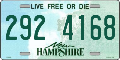 NH license plate 2924168