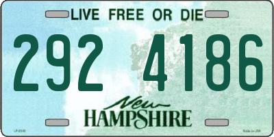 NH license plate 2924186