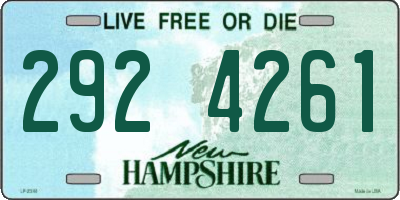 NH license plate 2924261