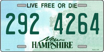 NH license plate 2924264