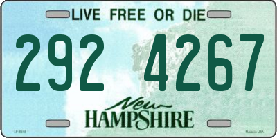 NH license plate 2924267