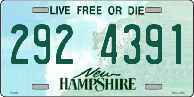 NH license plate 2924391