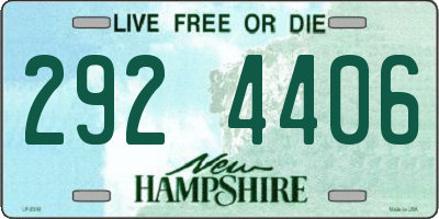 NH license plate 2924406