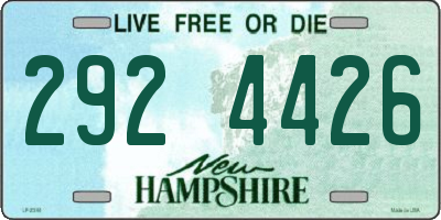 NH license plate 2924426