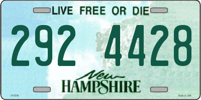NH license plate 2924428
