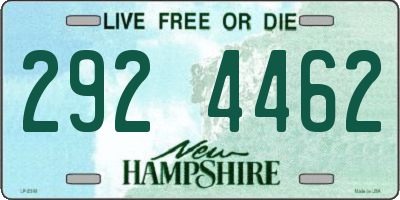 NH license plate 2924462