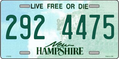 NH license plate 2924475