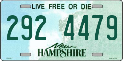 NH license plate 2924479