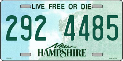 NH license plate 2924485