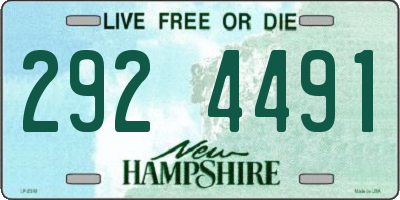NH license plate 2924491