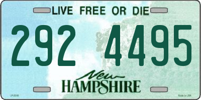 NH license plate 2924495