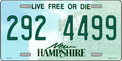 NH license plate 2924499