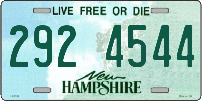 NH license plate 2924544