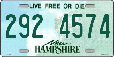 NH license plate 2924574