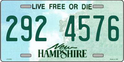 NH license plate 2924576