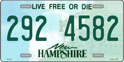 NH license plate 2924582