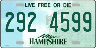 NH license plate 2924599