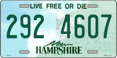 NH license plate 2924607