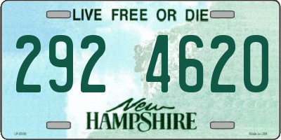 NH license plate 2924620