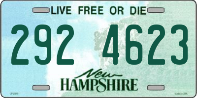 NH license plate 2924623