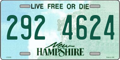 NH license plate 2924624