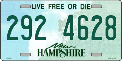 NH license plate 2924628