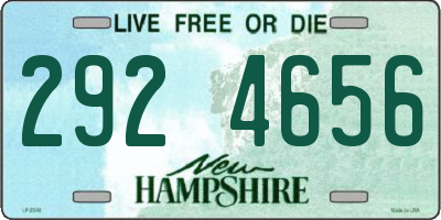 NH license plate 2924656