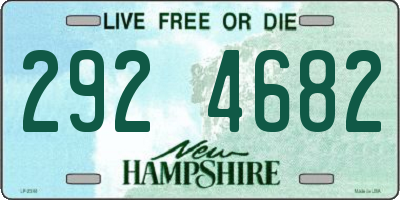 NH license plate 2924682