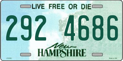 NH license plate 2924686