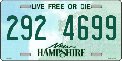 NH license plate 2924699