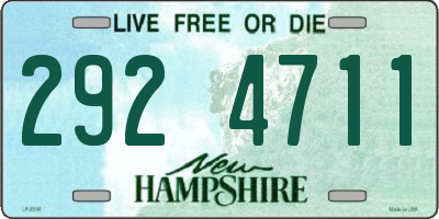 NH license plate 2924711