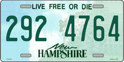 NH license plate 2924764