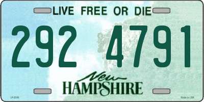 NH license plate 2924791