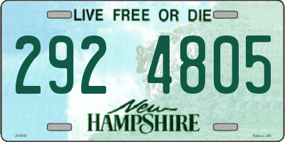 NH license plate 2924805