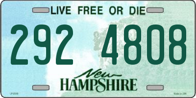 NH license plate 2924808