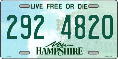 NH license plate 2924820
