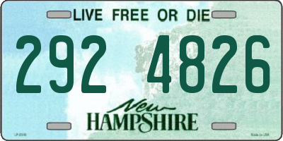 NH license plate 2924826