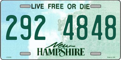 NH license plate 2924848