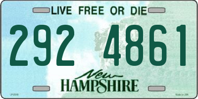 NH license plate 2924861
