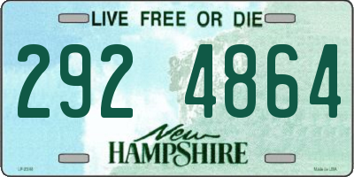 NH license plate 2924864