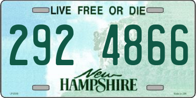 NH license plate 2924866