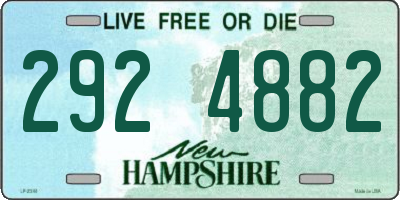 NH license plate 2924882