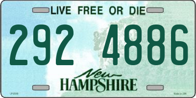 NH license plate 2924886