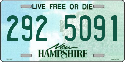 NH license plate 2925091