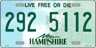 NH license plate 2925112