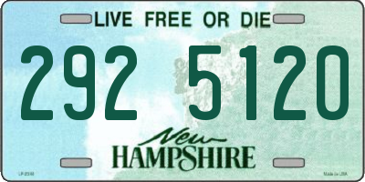 NH license plate 2925120