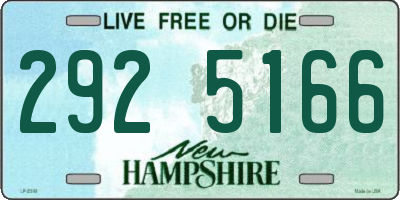NH license plate 2925166
