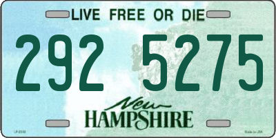 NH license plate 2925275