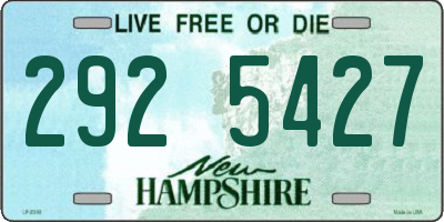 NH license plate 2925427