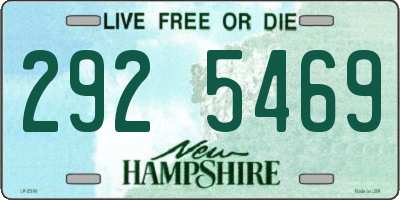 NH license plate 2925469